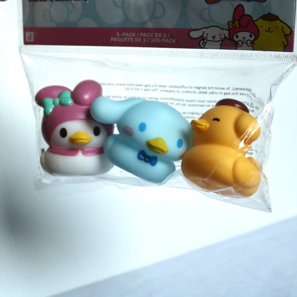 Hello Kitty & Friends Sanrio Rubber Duck Bath My Melody Cinnamoroll Pompompurin - Picture 3 of 6